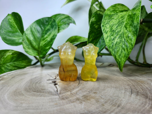 YELLOW FLUORITE MINI GODDESS BODY