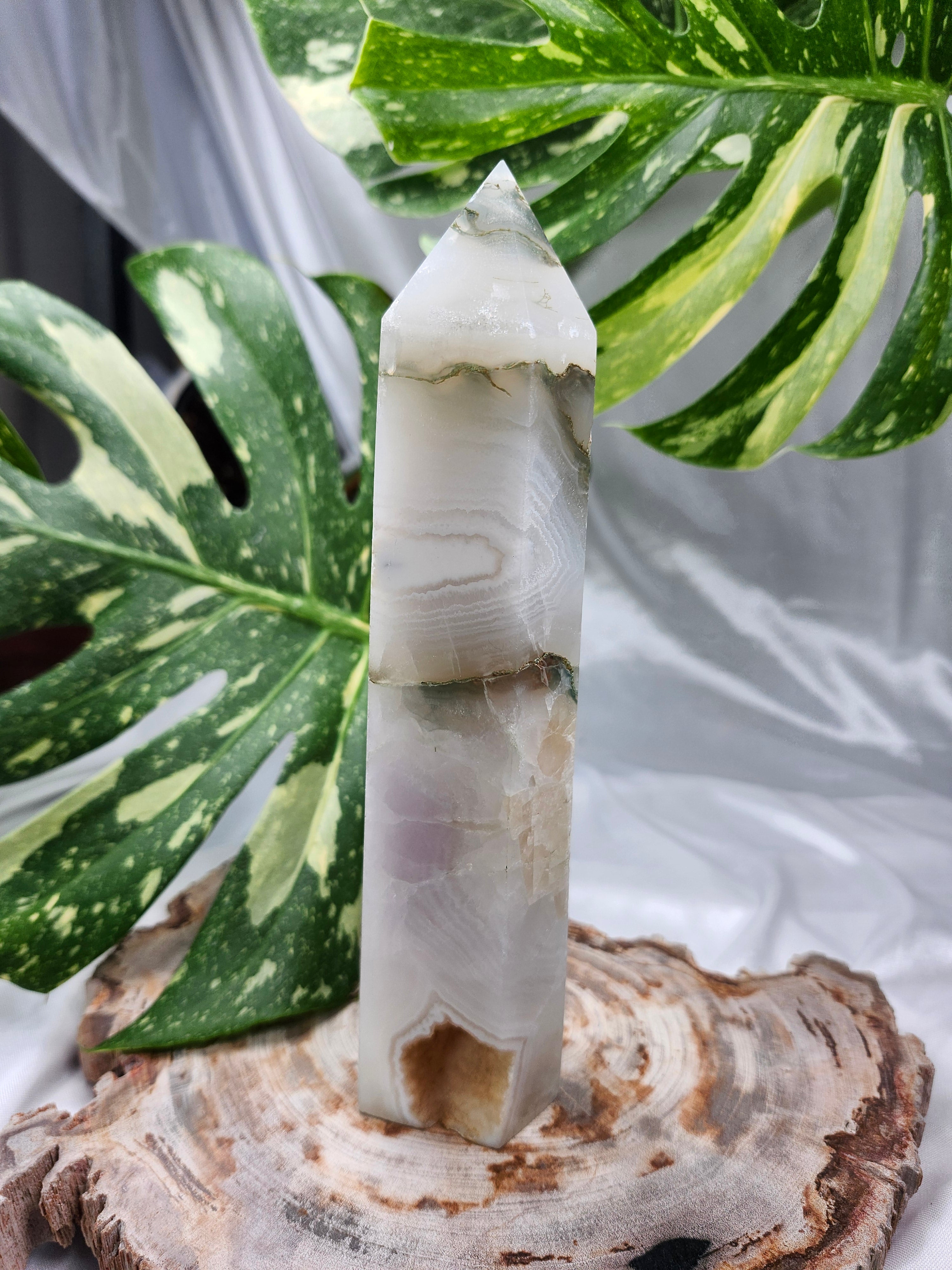 MOSS AGATE TOWER LG