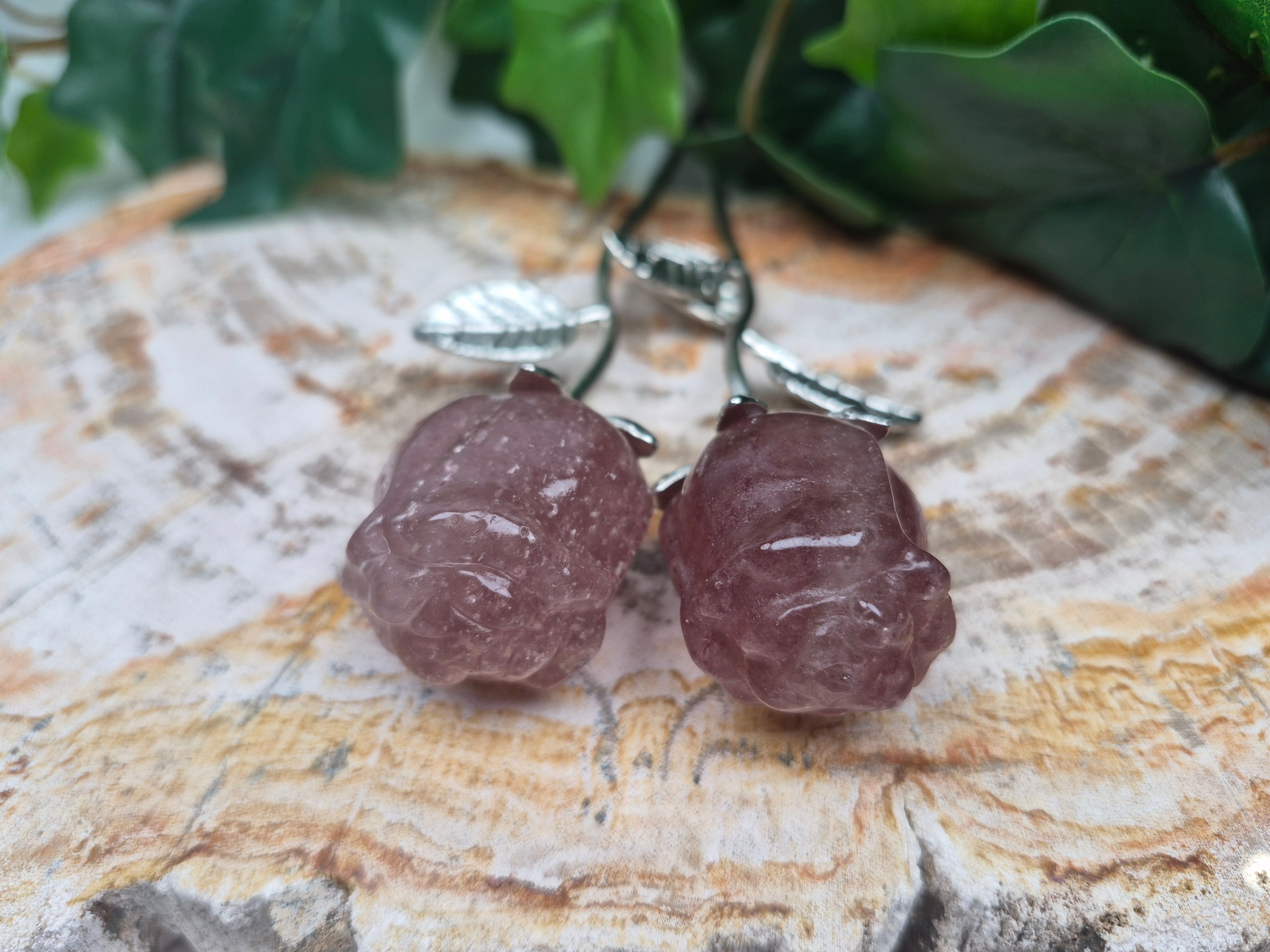 STRAWBERRY QUARTZ - ROSE