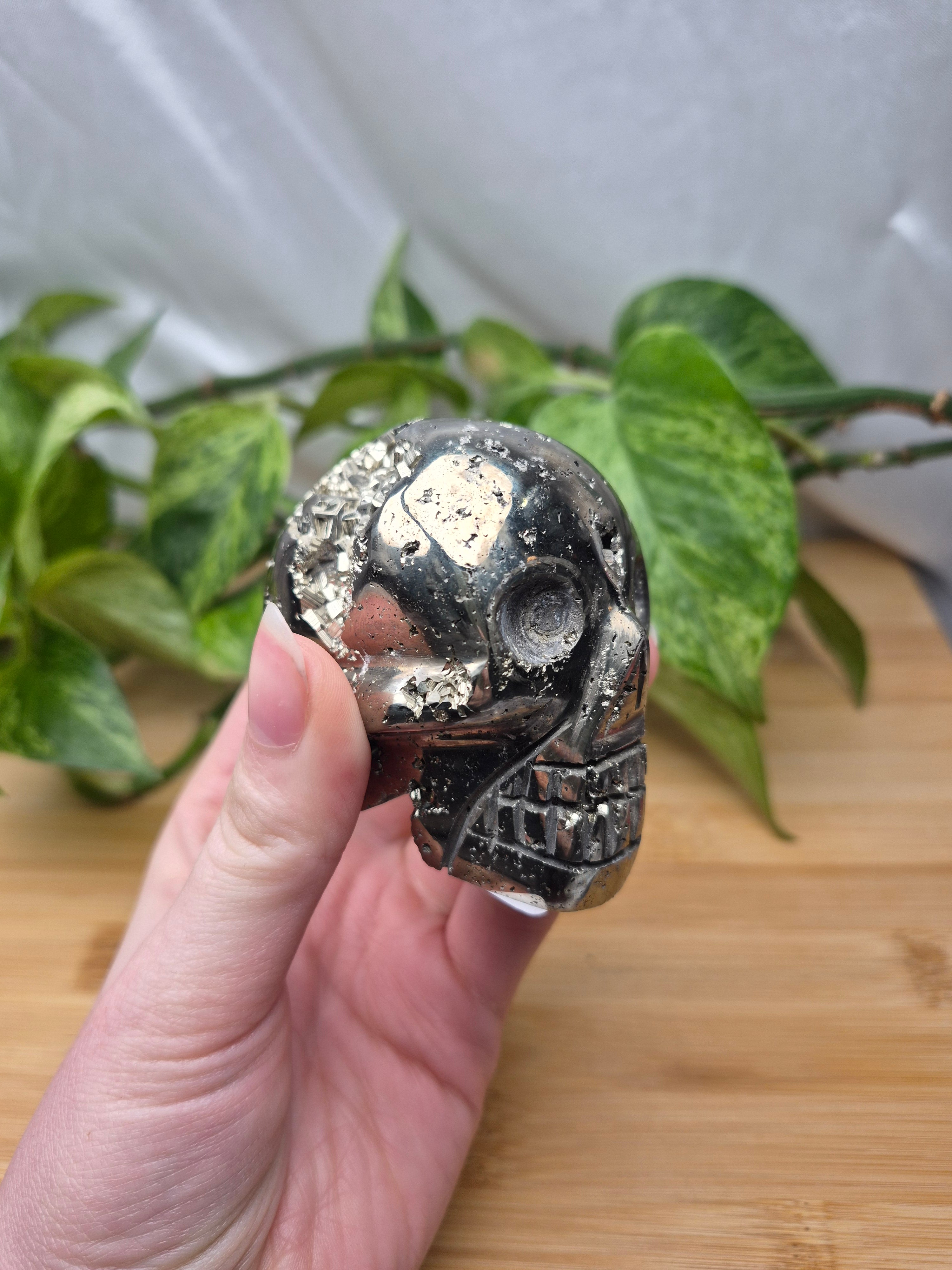 PYRITE SKULL