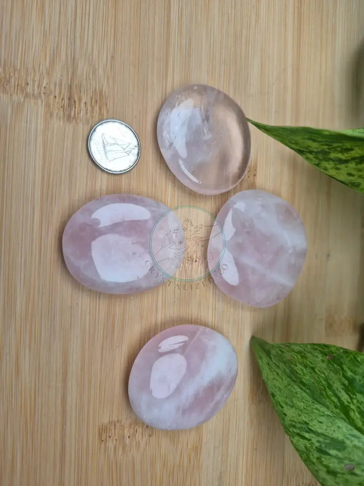 ROSE QUARTZ FLAT STONE