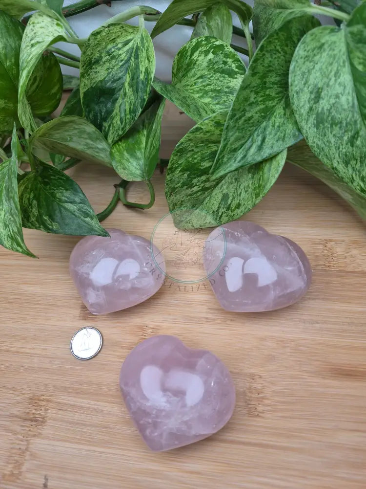 ROSE QUARTZ HEART