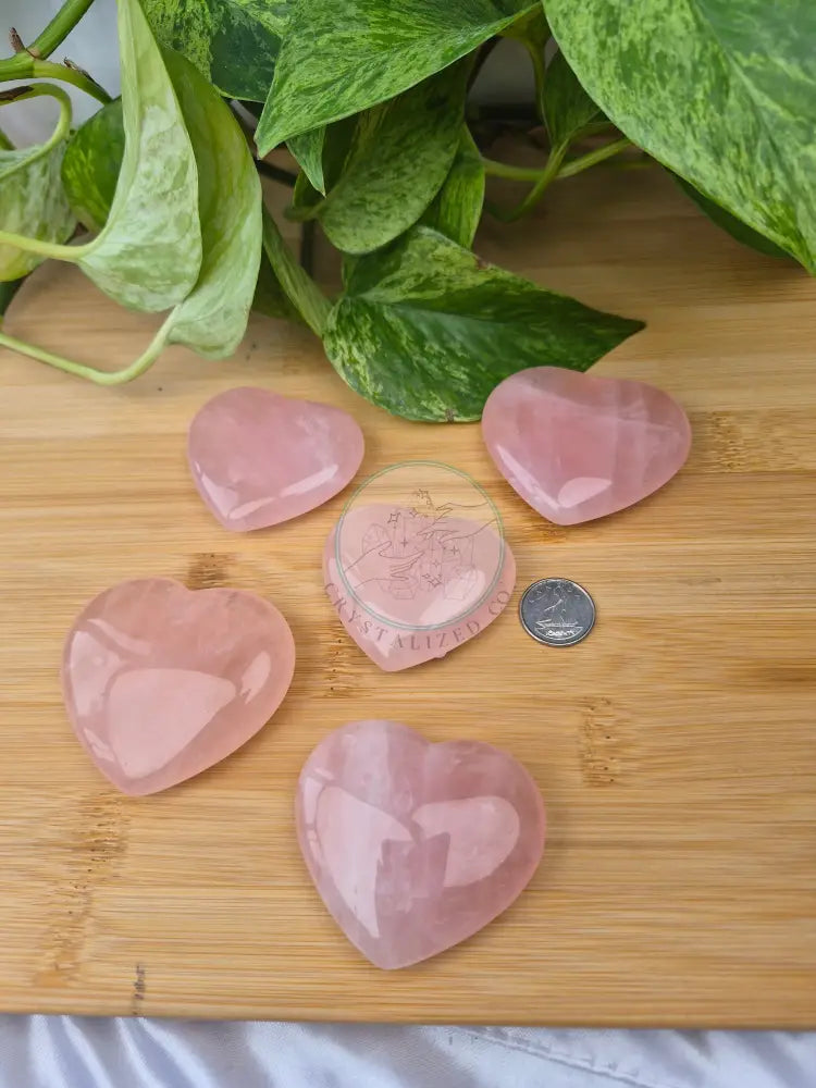 ROSE QUARTZ HEART