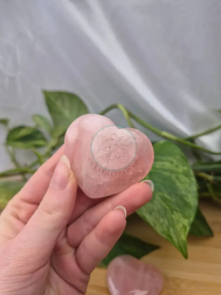 ROSE QUARTZ HEART