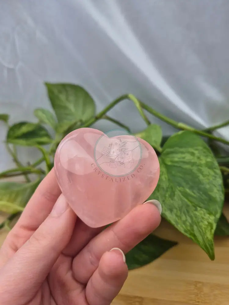 ROSE QUARTZ HEART