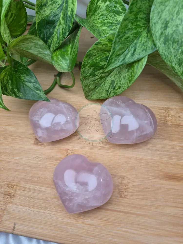 ROSE QUARTZ HEART