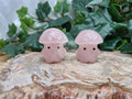 ROSE QUARTZ MUSHROOM MAN