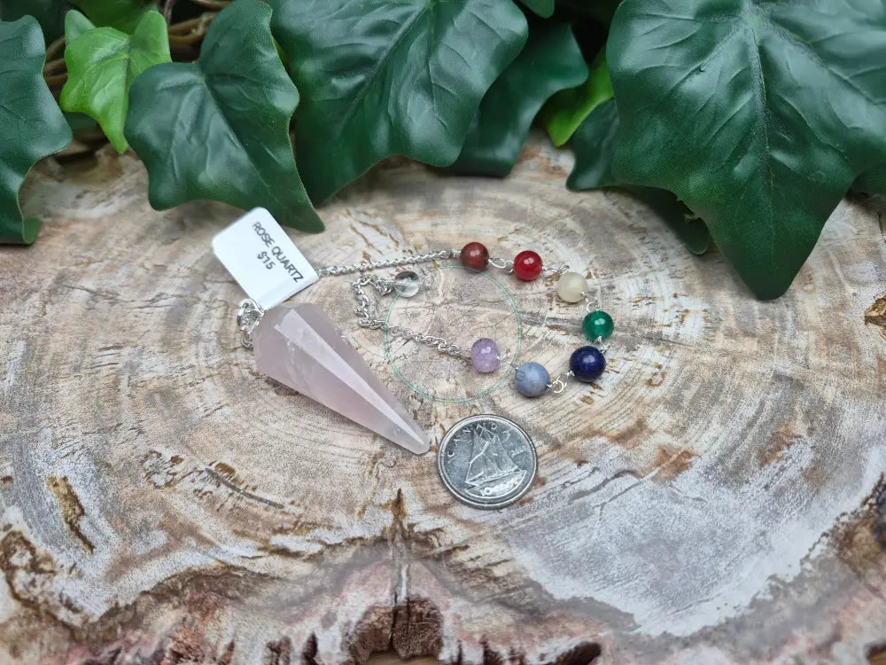 ROSE QUARTZ PENDULUM