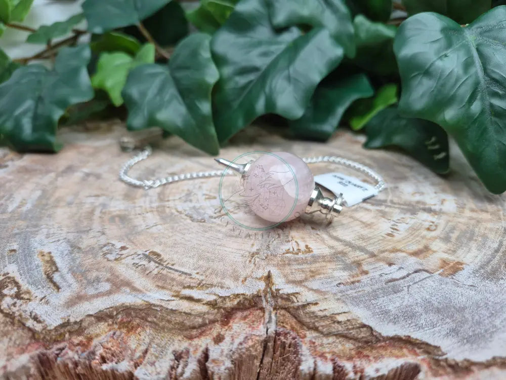 ROSE QUARTZ PENDULUM