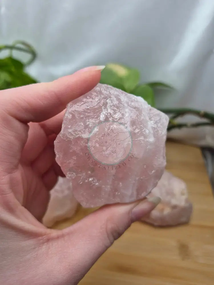 ROSE QUARTZ SM ROUGH CHUNK 100g - 300g