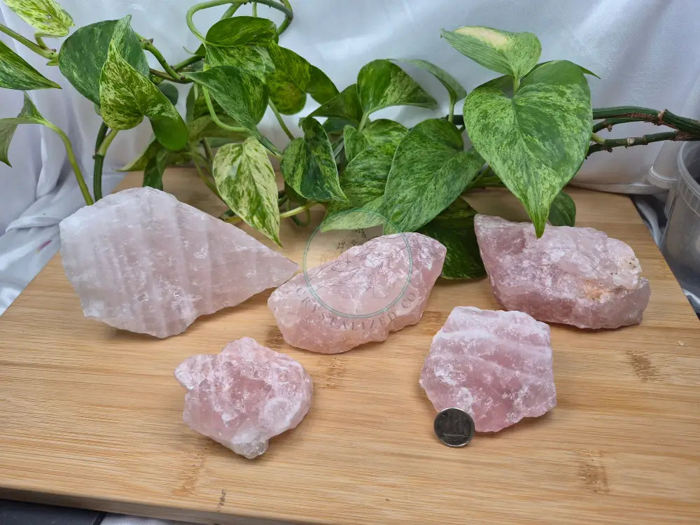 ROSE QUARTZ SM ROUGH CHUNK 100g - 300g