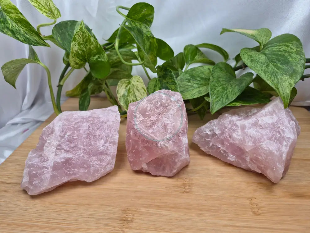 ROSE QUARTZ SM ROUGH CHUNK 301g - 625g
