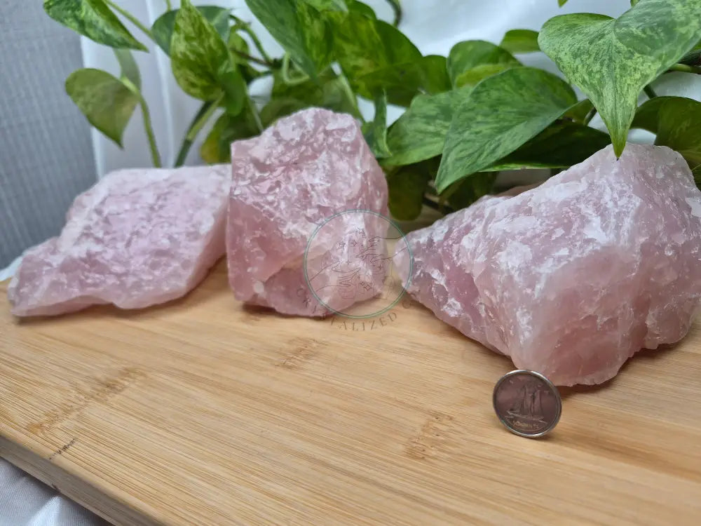 ROSE QUARTZ SM ROUGH CHUNK 301g - 625g