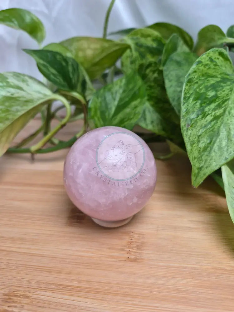 ROSE QUARTZ SPHERE