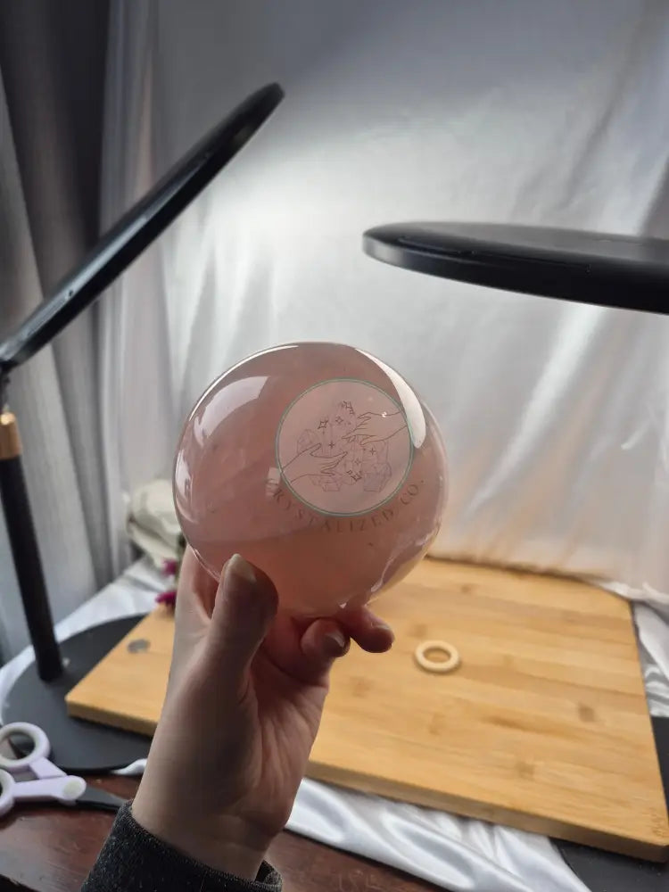 ROSE QUARTZ SPHERE