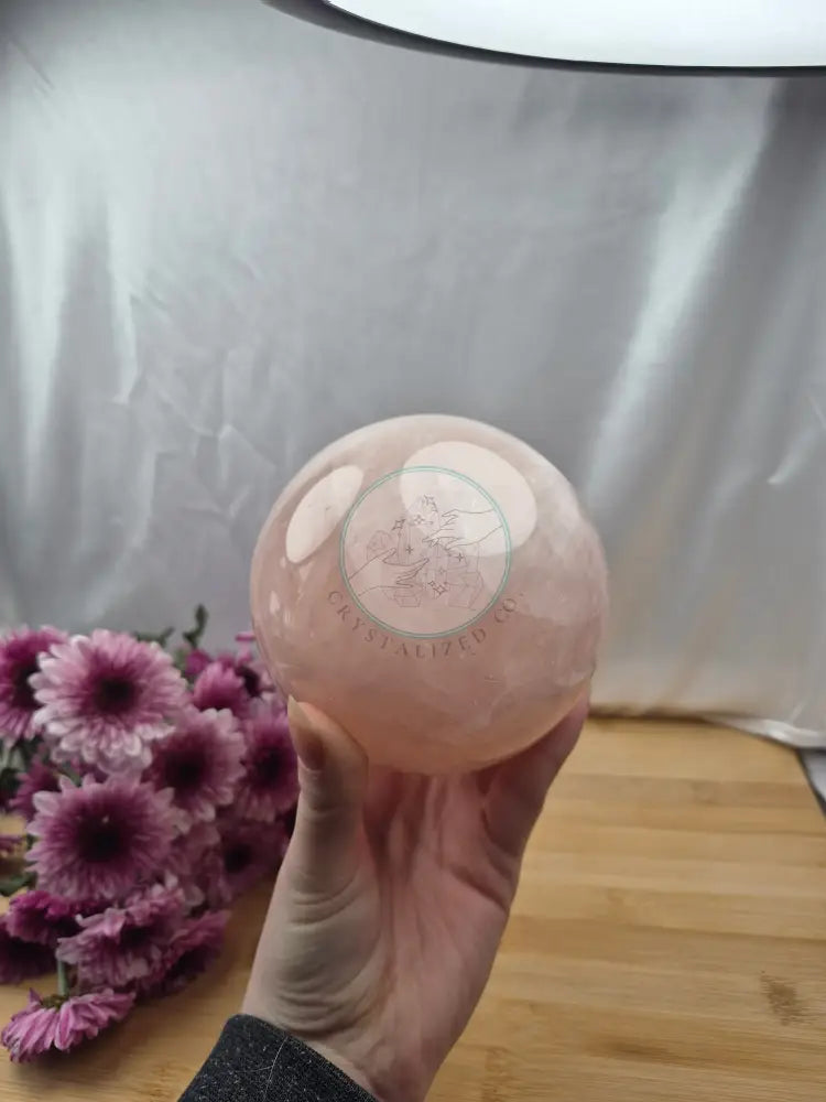 ROSE QUARTZ SPHERE