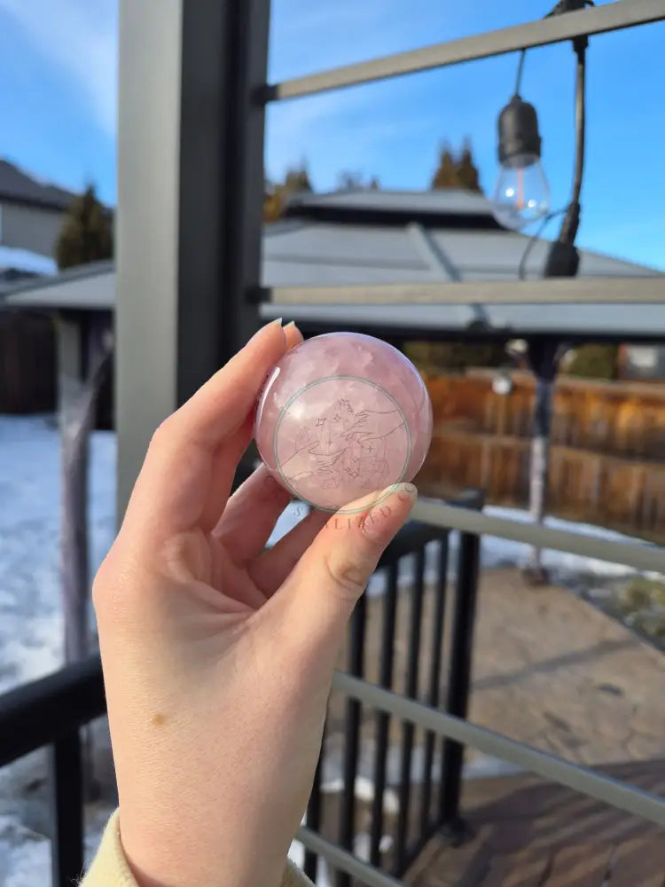 ROSE QUARTZ SPHERE