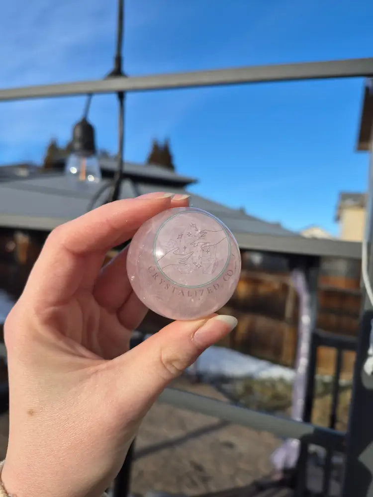 ROSE QUARTZ SPHERE