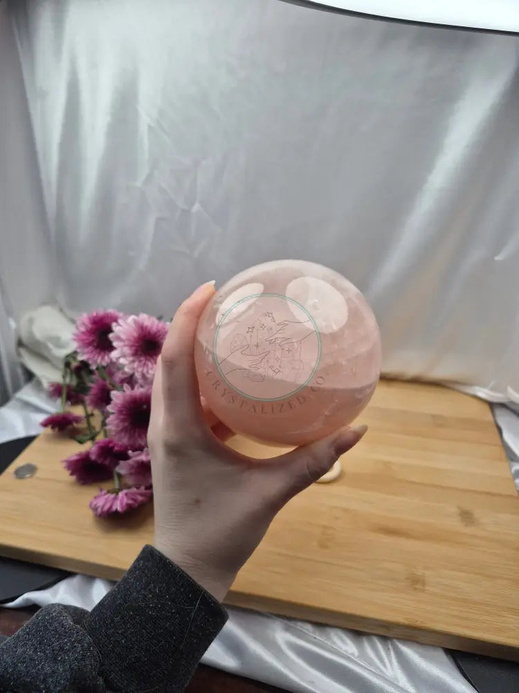 ROSE QUARTZ SPHERE