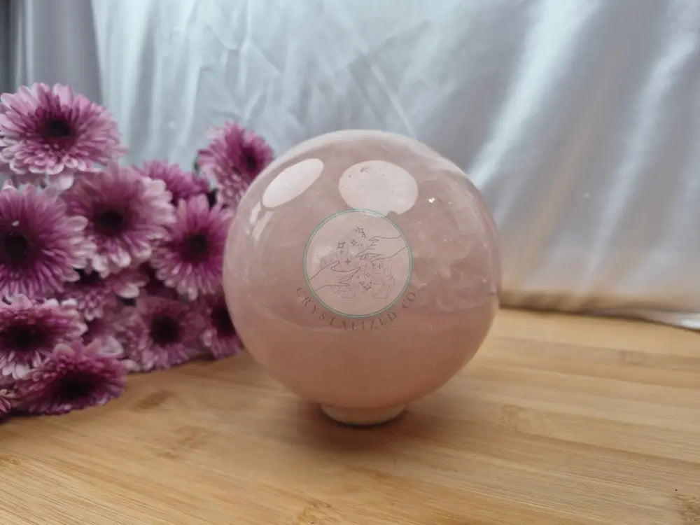 ROSE QUARTZ SPHERE