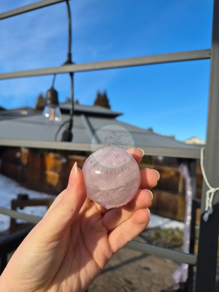 ROSE QUARTZ SPHERE