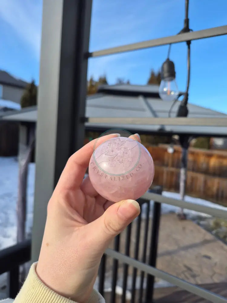 ROSE QUARTZ SPHERE