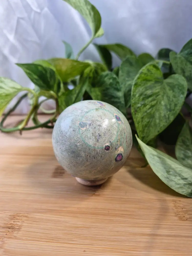RUBY IN FUSCHITE SPHERE