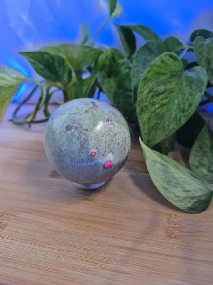 RUBY IN FUSCHITE SPHERE