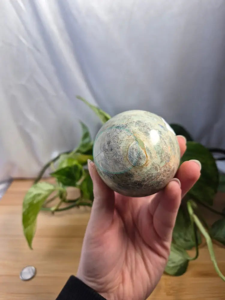 RUBY IN FUSCHITE SPHERE