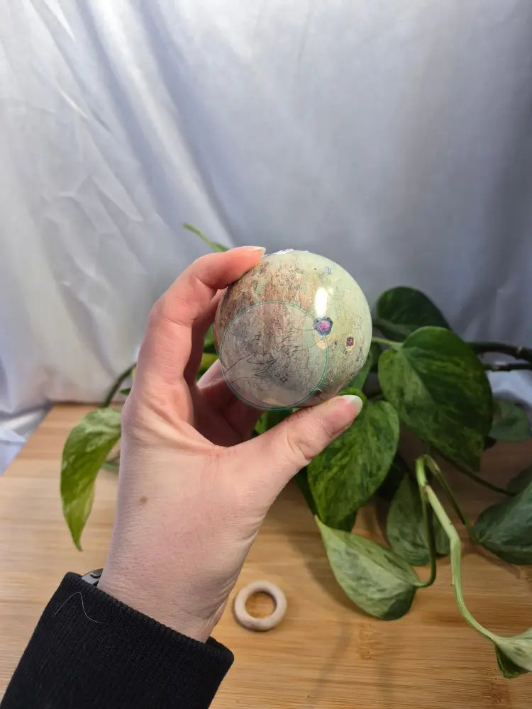 RUBY IN FUSCHITE SPHERE