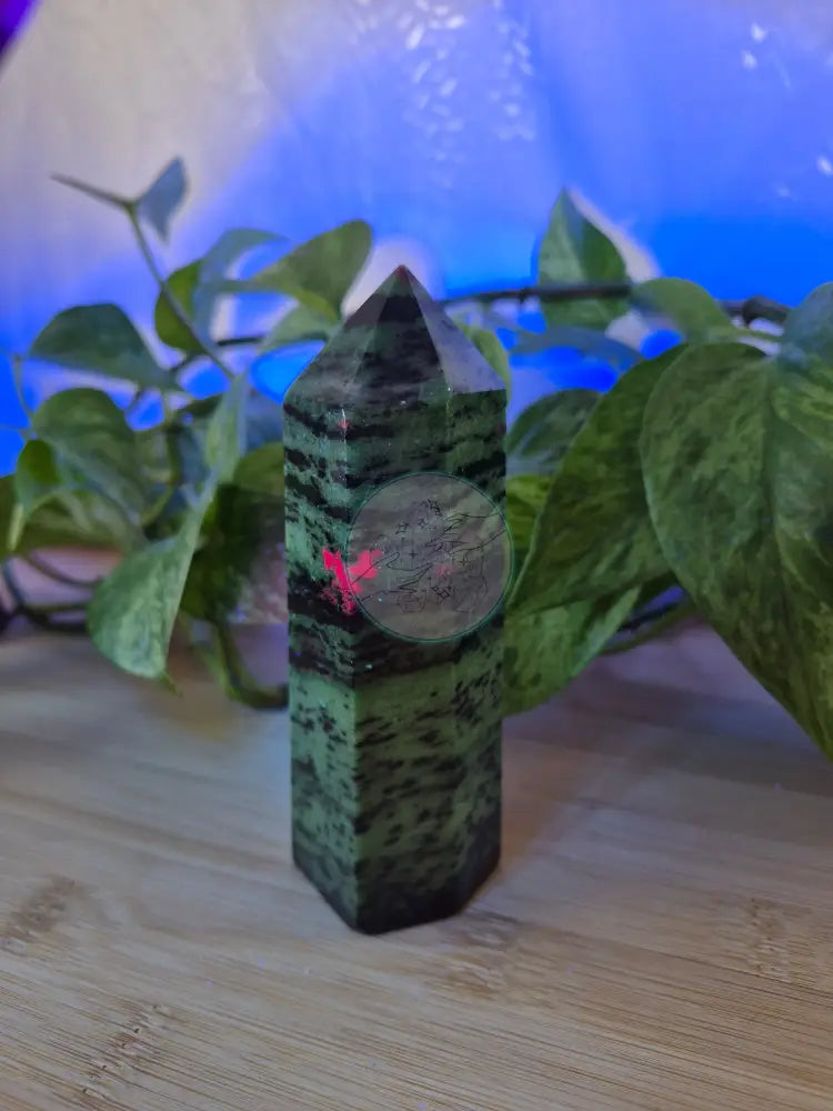 RUBY ZOISITE TOWER