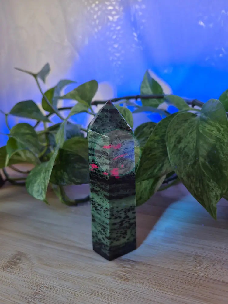 RUBY ZOISITE TOWER