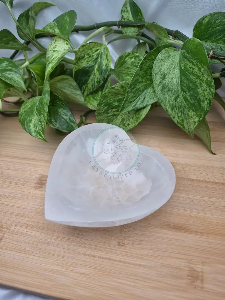 SELENITE HEART BOWL