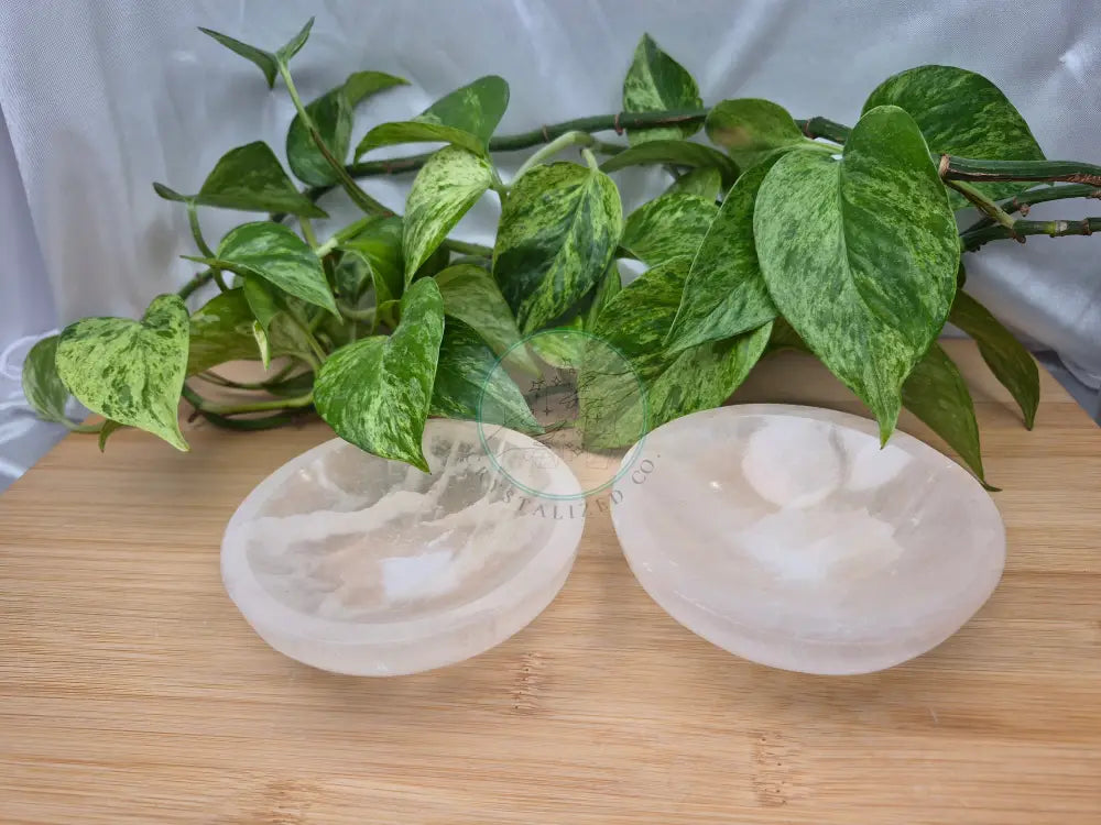 SELENITE ROUND BOWL