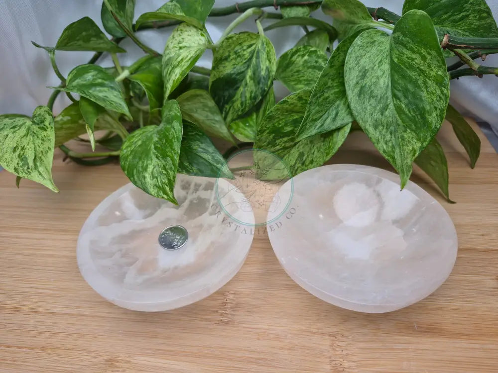 SELENITE ROUND BOWL