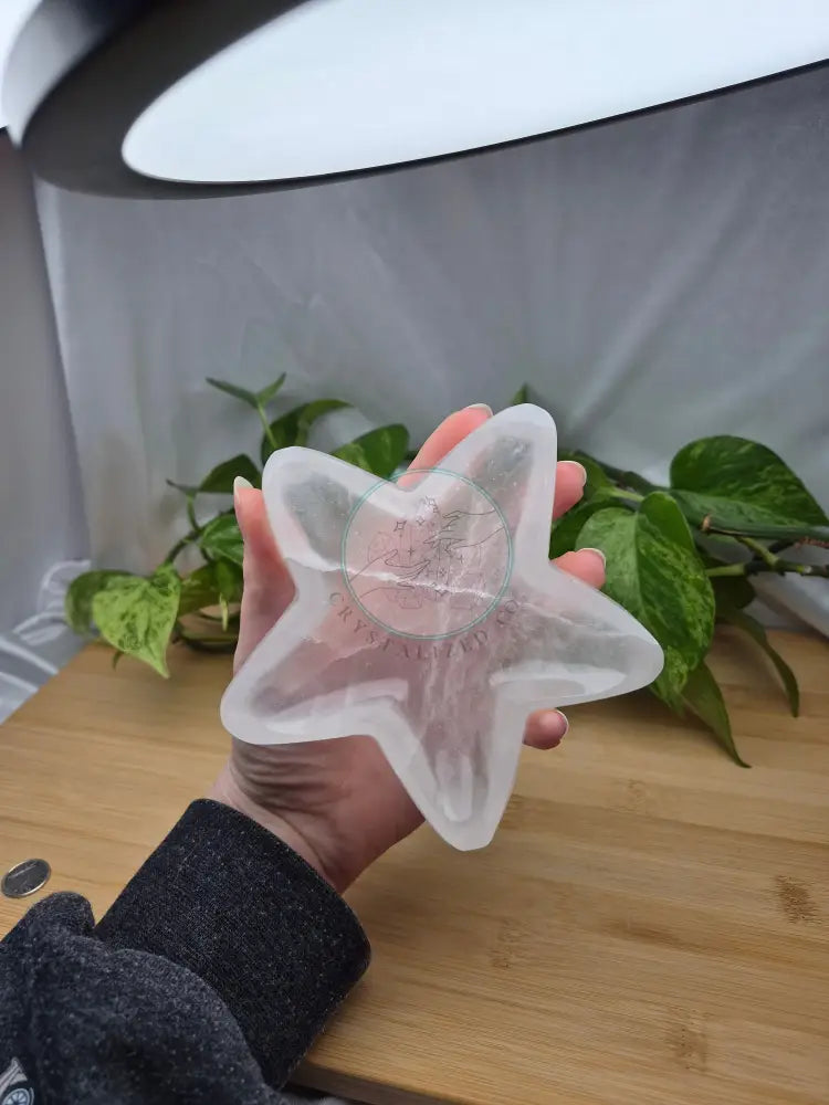 SELENITE STAR BOWL