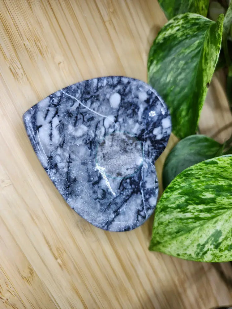 SHELL JASPER HEART BOWL