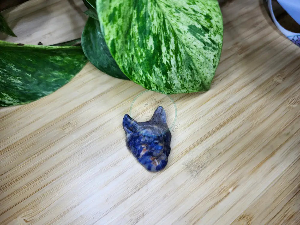 SODALITE WOLF HEAD
