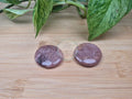 STRAWBERRY QUARTZ FLAT STONE