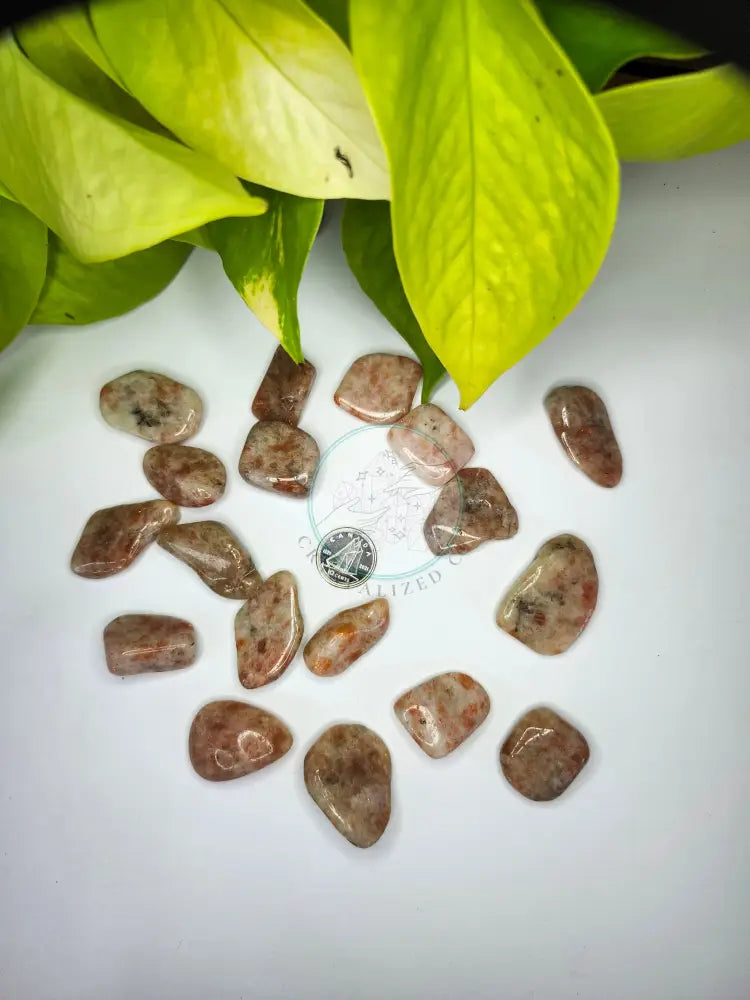 SUNSTONE TUMBLED STONE - TUMBLED STONES