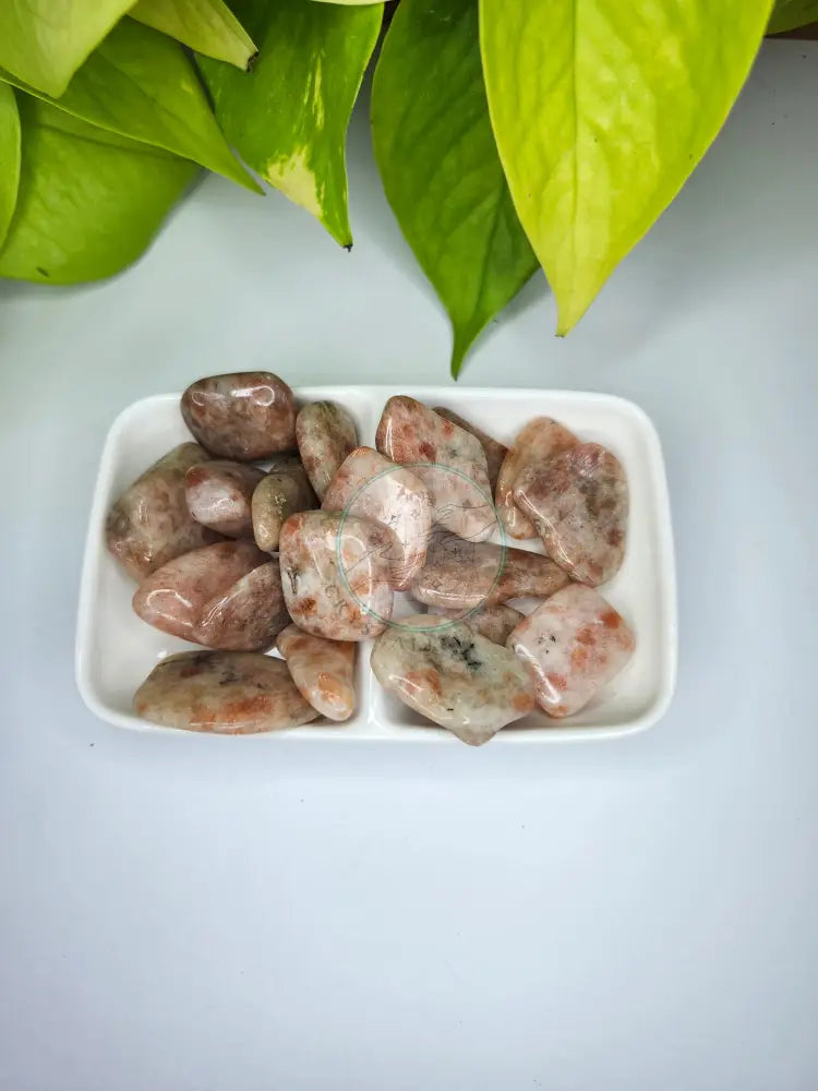 SUNSTONE TUMBLED STONE - TUMBLED STONES