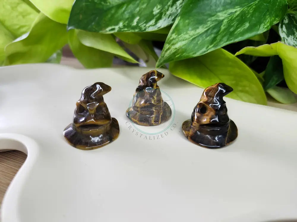 TIGERS EYE SORTING HAT - CARVING