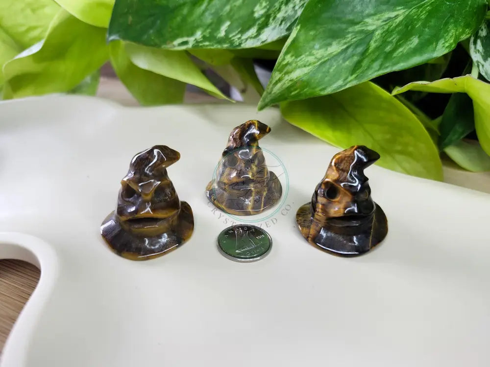 TIGERS EYE SORTING HAT - CARVING