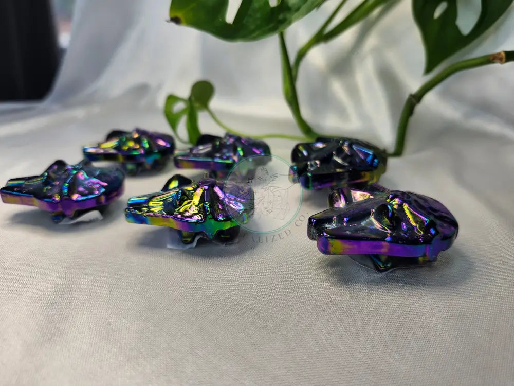 TITANIUM ELECTROPLATED OBSIDIAN SM FALCON