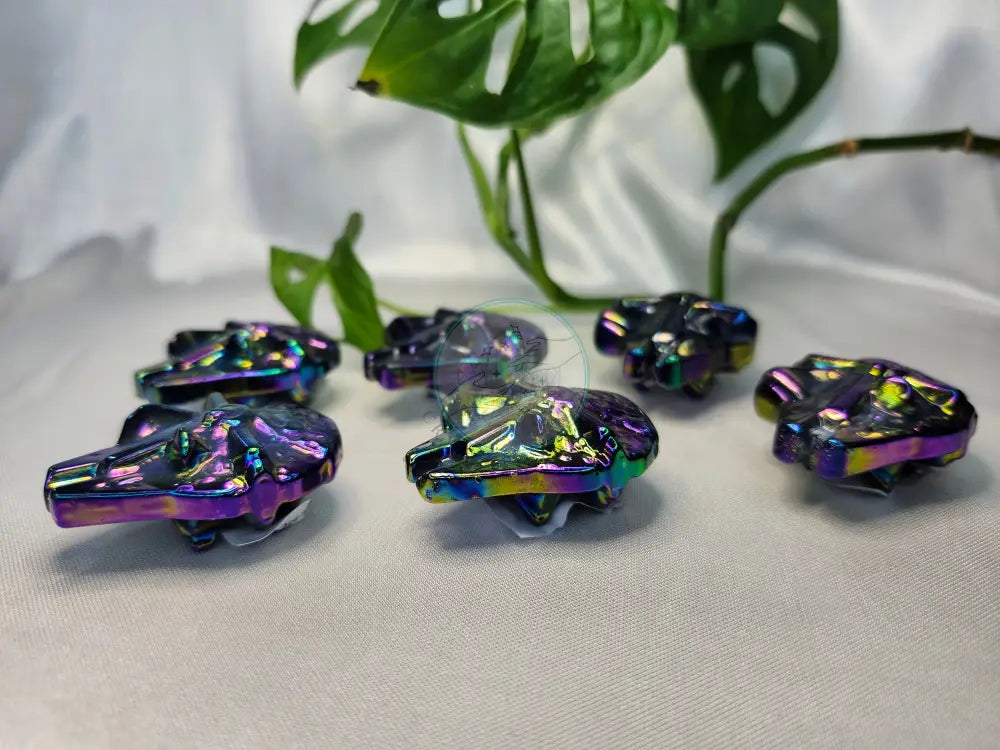 TITANIUM ELECTROPLATED OBSIDIAN SM FALCON