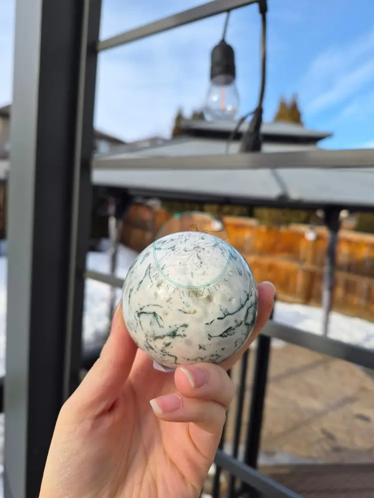 TREE AGATE SPHERE