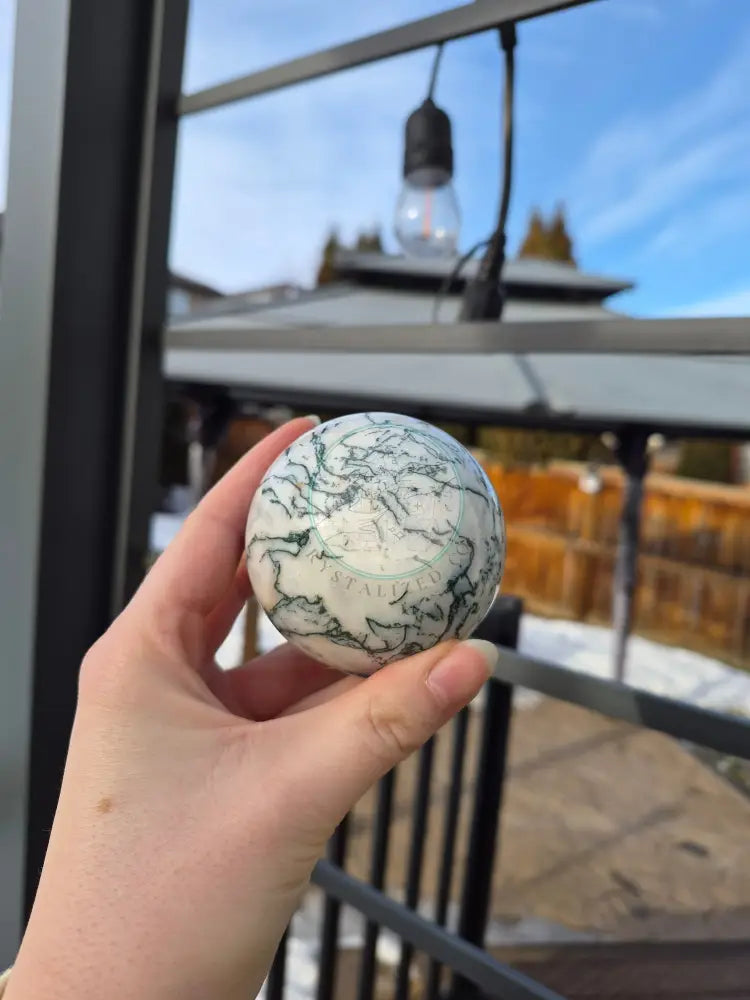 TREE AGATE SPHERE