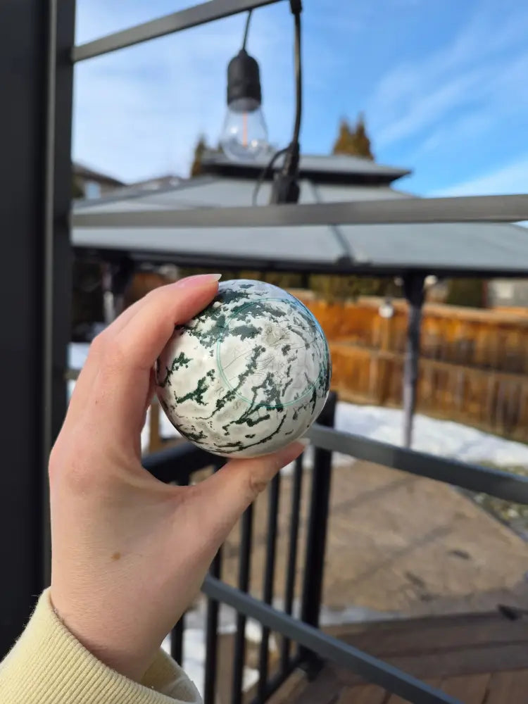 TREE AGATE SPHERE
