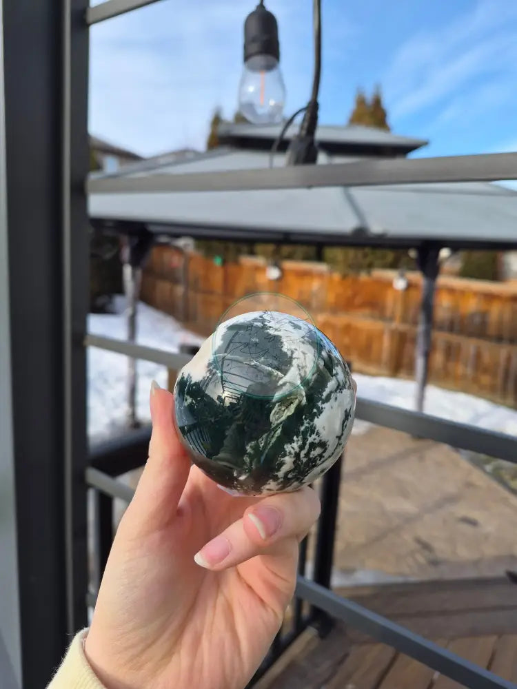 TREE AGATE SPHERE