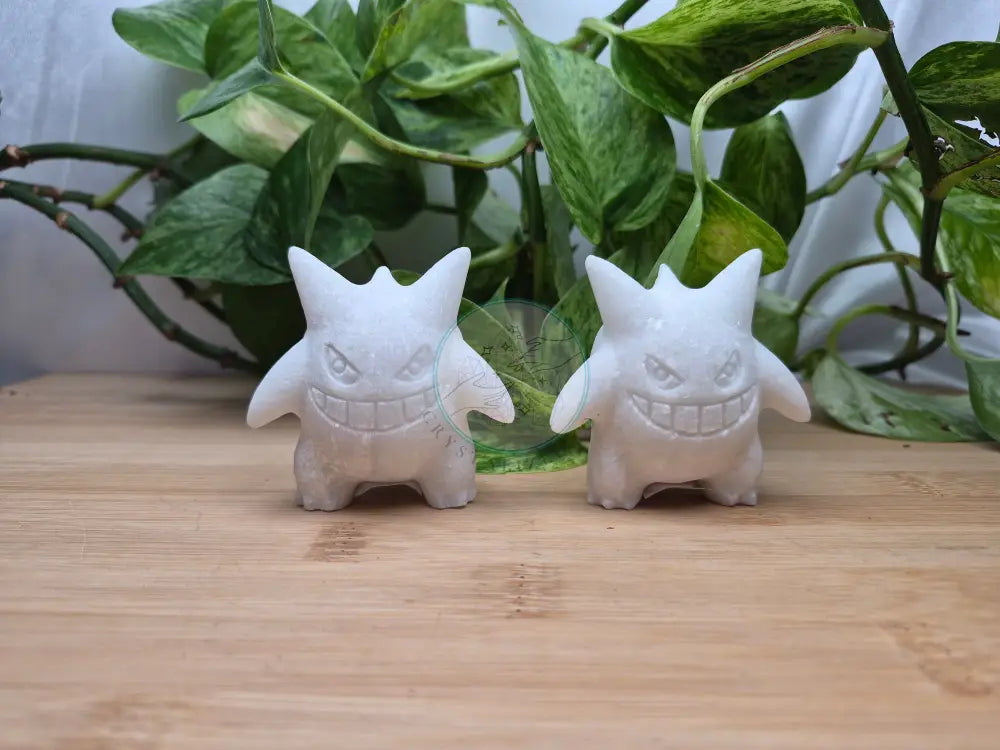 WHITE MARBLE GENGAR
